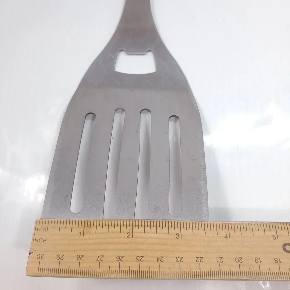 Williams-Sonoma BBQ spatula turner flipper Grilling Tool wood handle stainless